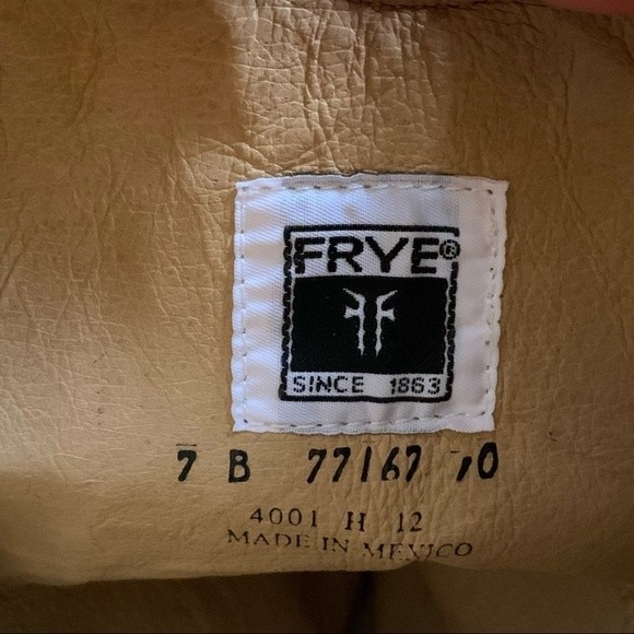 Frye Melissa Tall Brown Boots, Size 7B - Picture 5 of 6